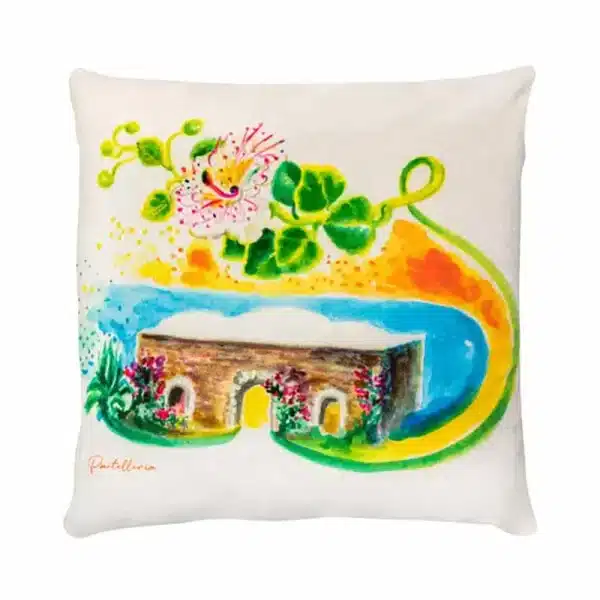 Cuscino Dammuso Flower in Velluto