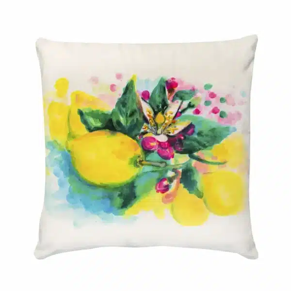 Cuscino Profumo di Limoni in Velluto