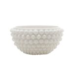 Scopri i Centrotavola Bianco Puro M in ceramica di Caltagirone realizzati a mano. Aggiungi un tocco di autentico stile siciliano alla tua tavola.