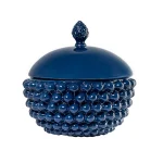 Centrotavola con Coperchio Blu Marino M