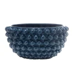 Centrotavola Blu Marino L in ceramica di Caltagirone grande