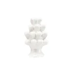 Magnete Pigna Bianco Puro in Ceramica di Caltagirone