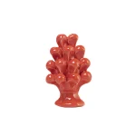 Magnete Pigna Rosso Corallo in Ceramica di Caltagirone