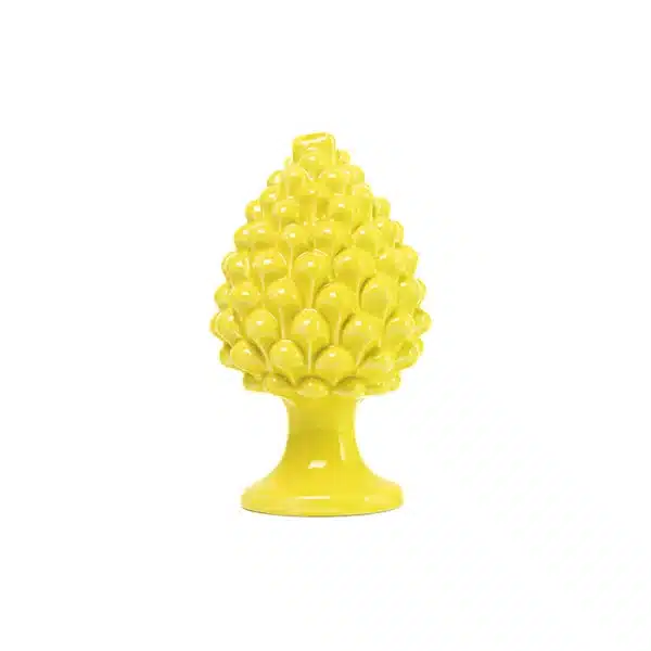 Pigna artigianale di Caltagirone Giallo Cadmio media (S)