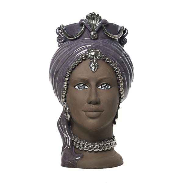 Testa di Moro Donna in Ceramica di Caltagirone