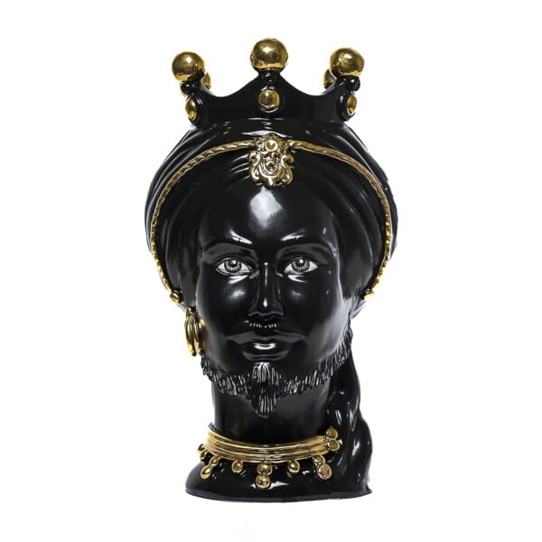 Testa di Moro Uomo in Ceramica di Caltagirone