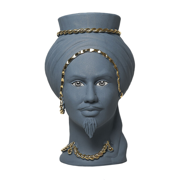 Testa di Moro Uomo in Ceramica di Caltagirone