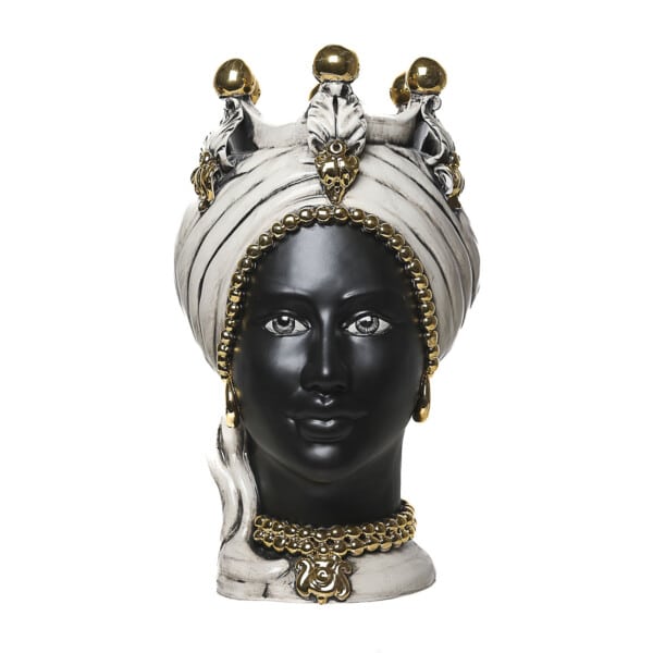 Testa di Moro Donna in Ceramica di Caltagirone