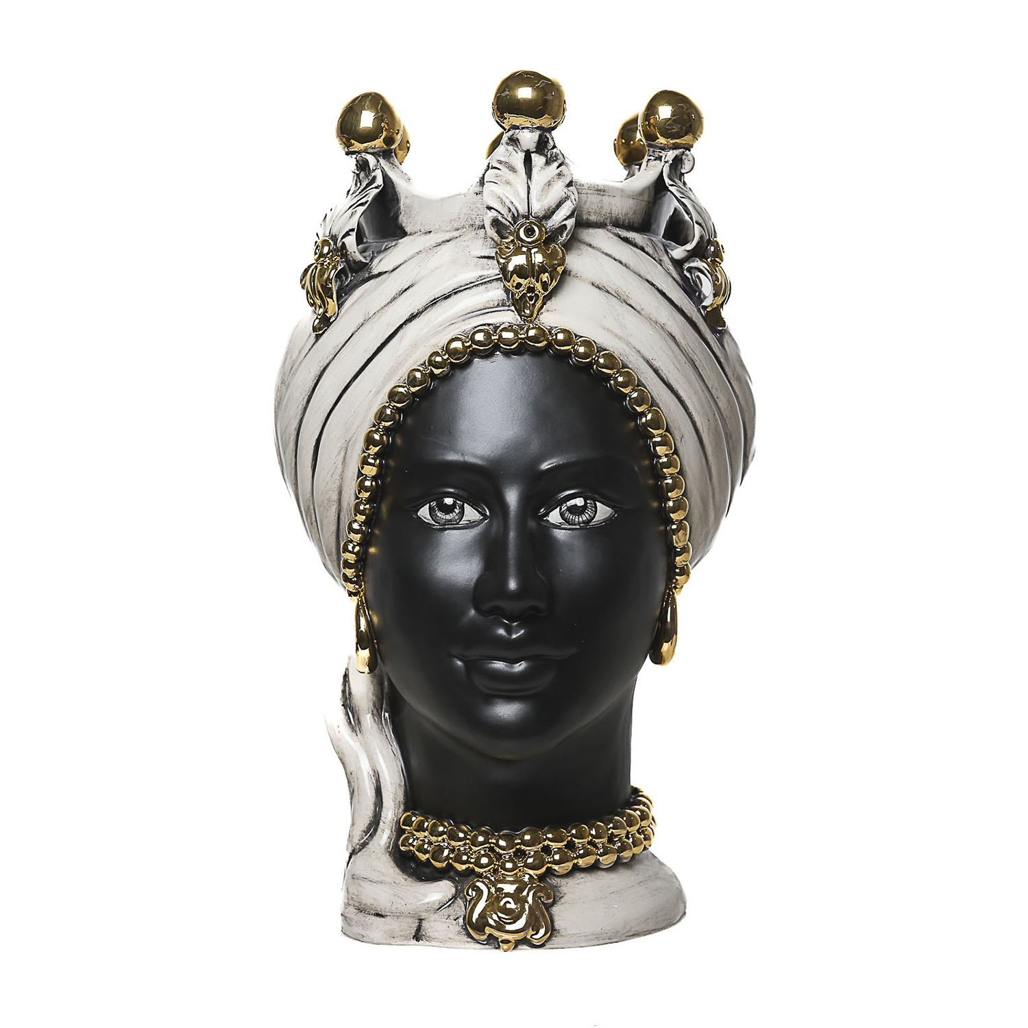 Testa di Moro Donna in Ceramica di Caltagirone