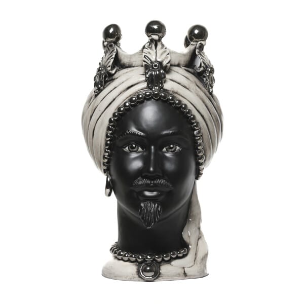 Testa di Moro Uomo in Ceramica di Caltagirone