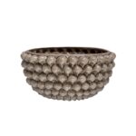 Centrotavola Tortora Sabbiato M in ceramica di Caltagirone medio