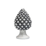 Pigna di Caltagirone artigianale Grigio Fumé media (M)